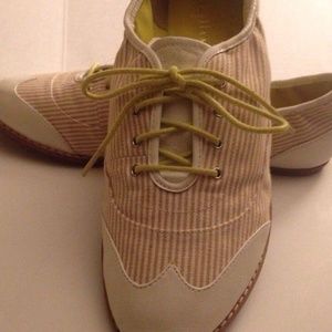 Cole Haan Kody Striped Seersucker Oxford Sz 10B